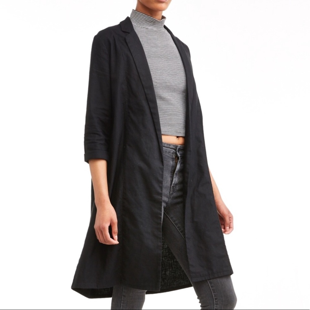 Ali Golden Linen Coat